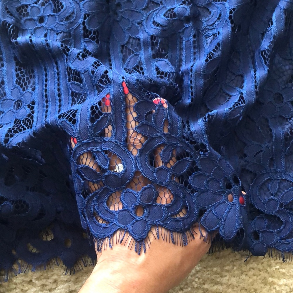 Speechless navy lace dress purchased from Macy’s - Picture 4 of 4